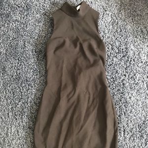 LIKELY BACKLESS BLACK MINI DRESS